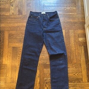 Agolde Kelley High Rise Indigo Straight Jeans Sz26